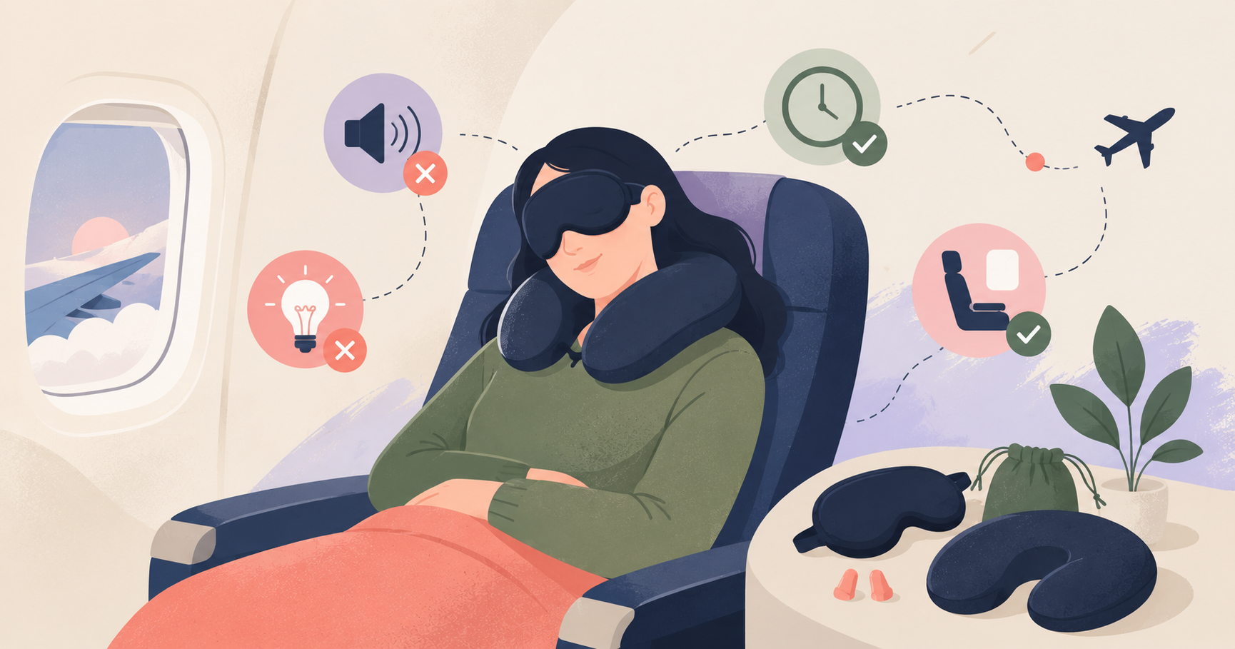 Comment dormir dans un avion ?