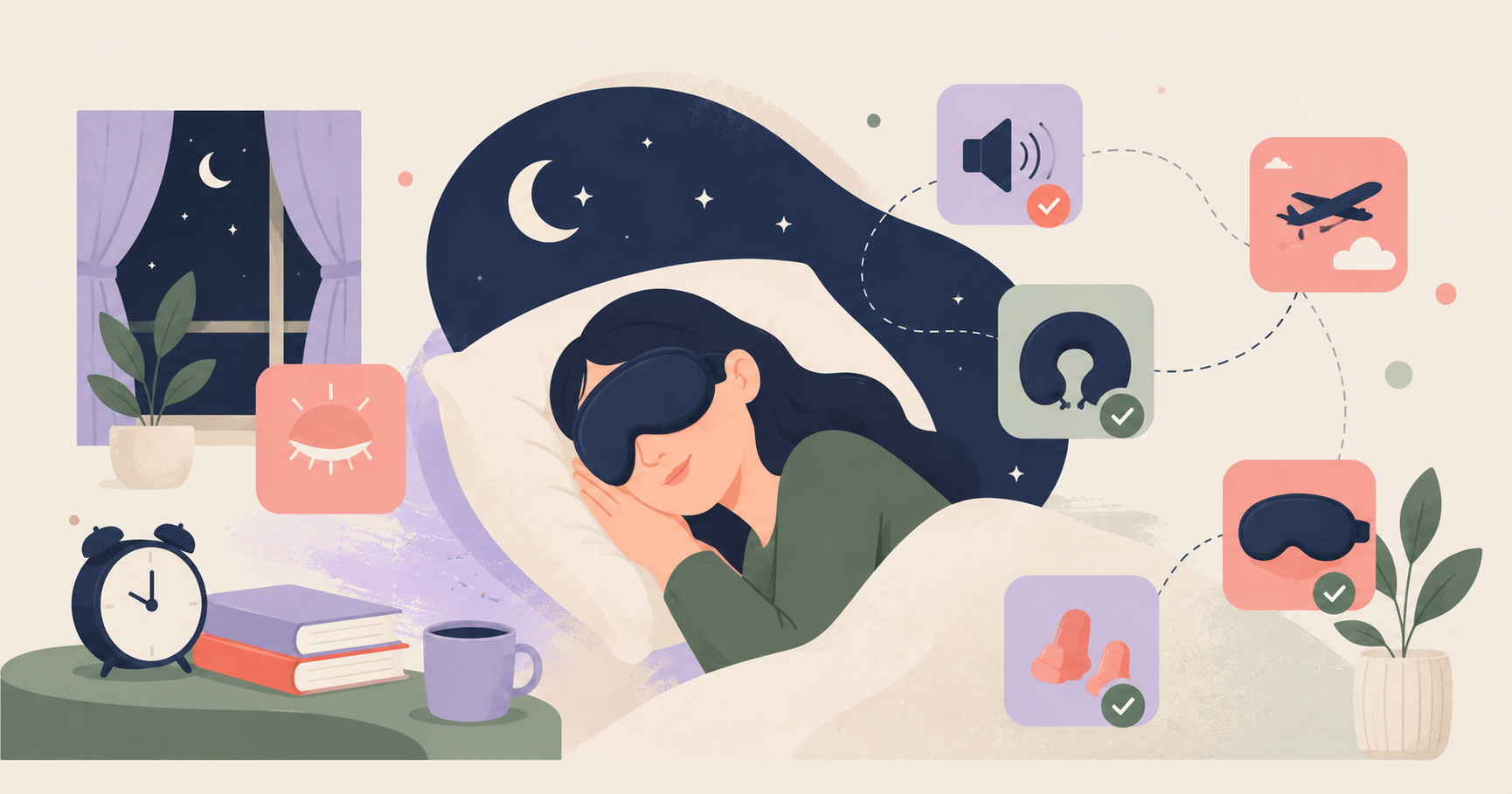 Peut-on porter un masque de sommeil toute la nuit ?