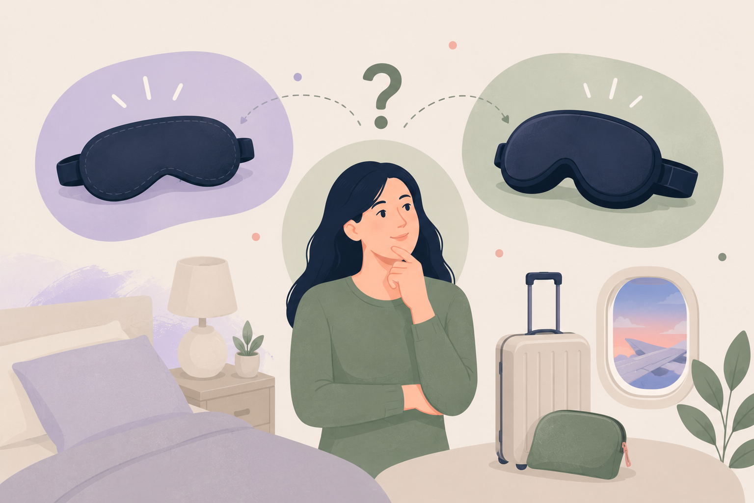 Masque de sommeil plat ou 3D : lequel choisir ?