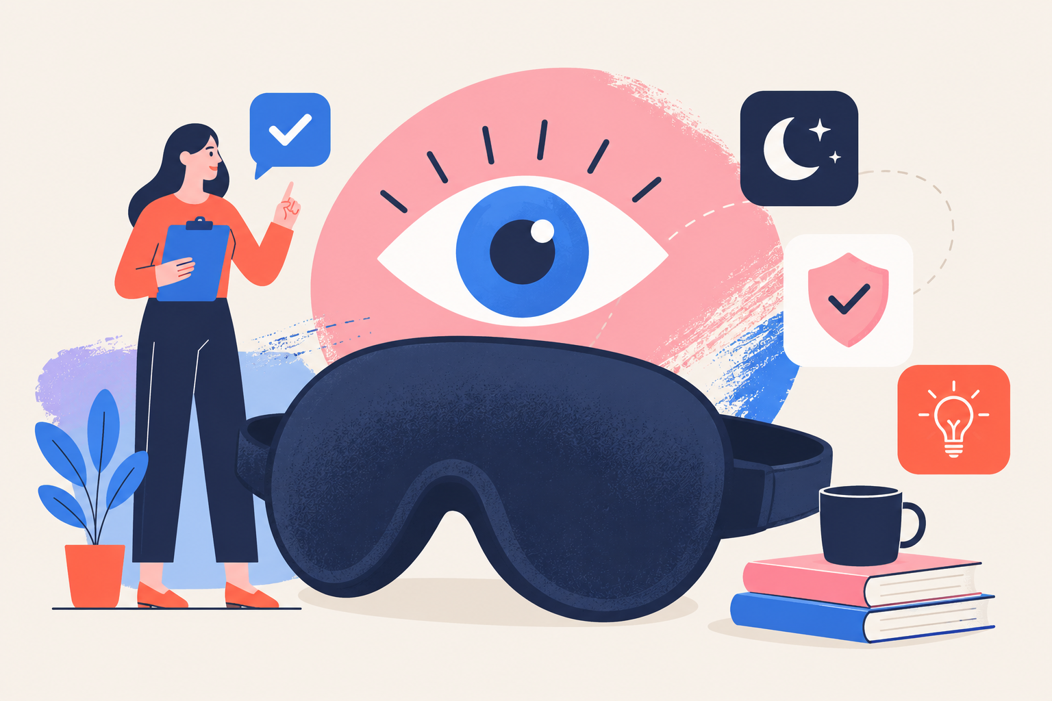 Dormir avec un masque de sommeil est-il mauvais pour les yeux ?
