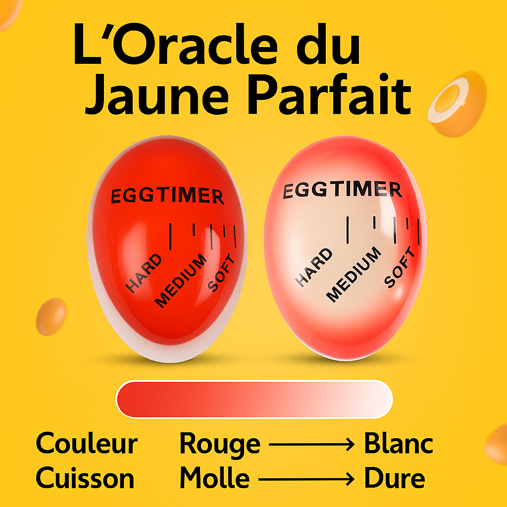 Minuteur de cuisson pour œufs – L’Oracle du Jaune Parfait  | Egg Power