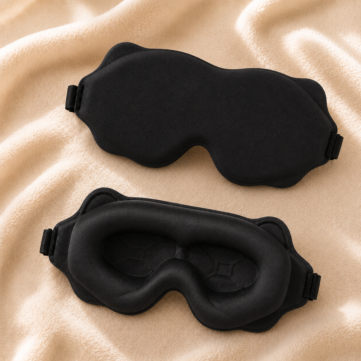 Masque de sommeil 3D confortable anti-lumière EggPower