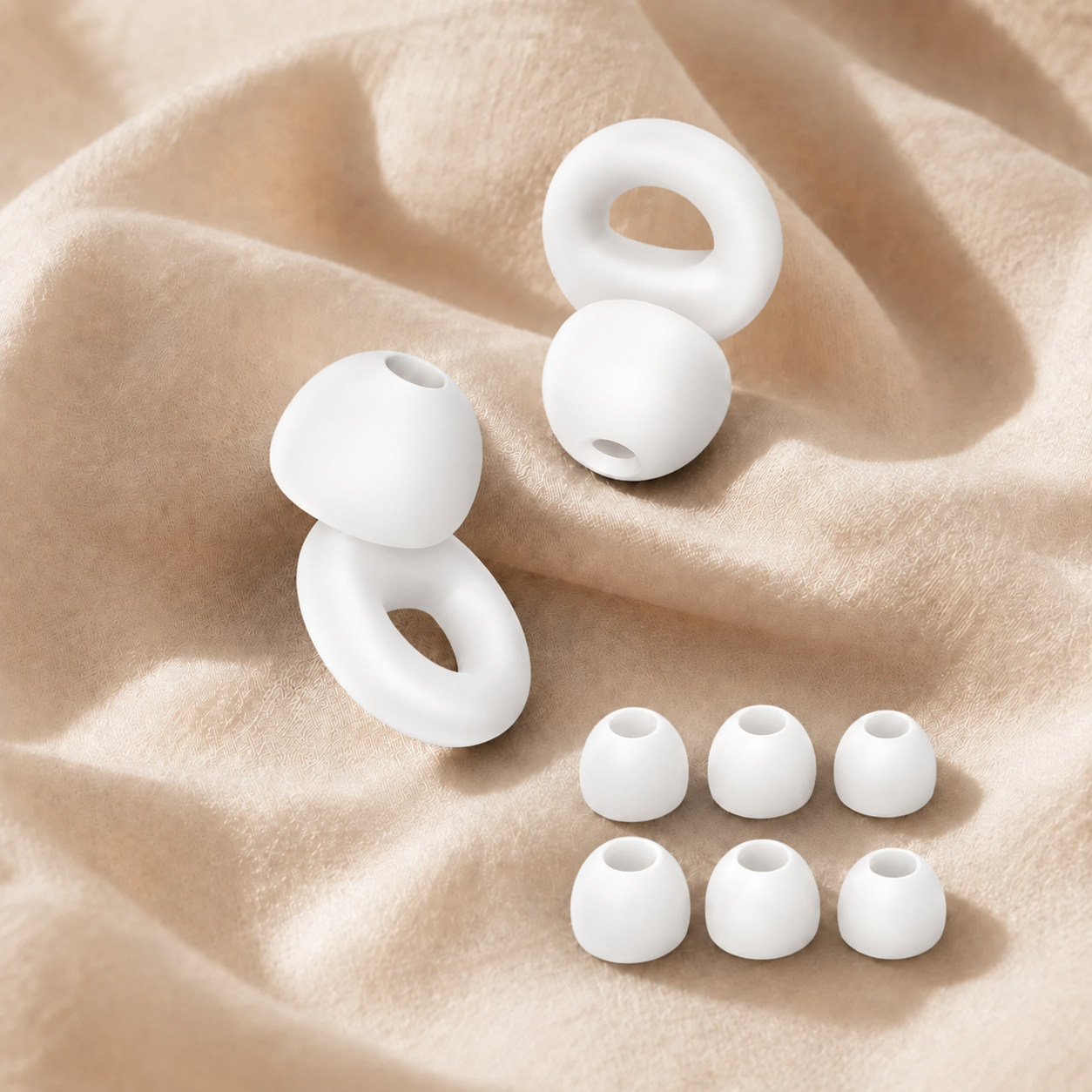 Bouchons d’oreilles sommeil en silicone | Réduire le bruit la nuit EggPower