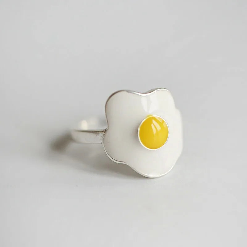 Bague Œuf au Plat – L’Anneau du Jaune Précieux | EggPower