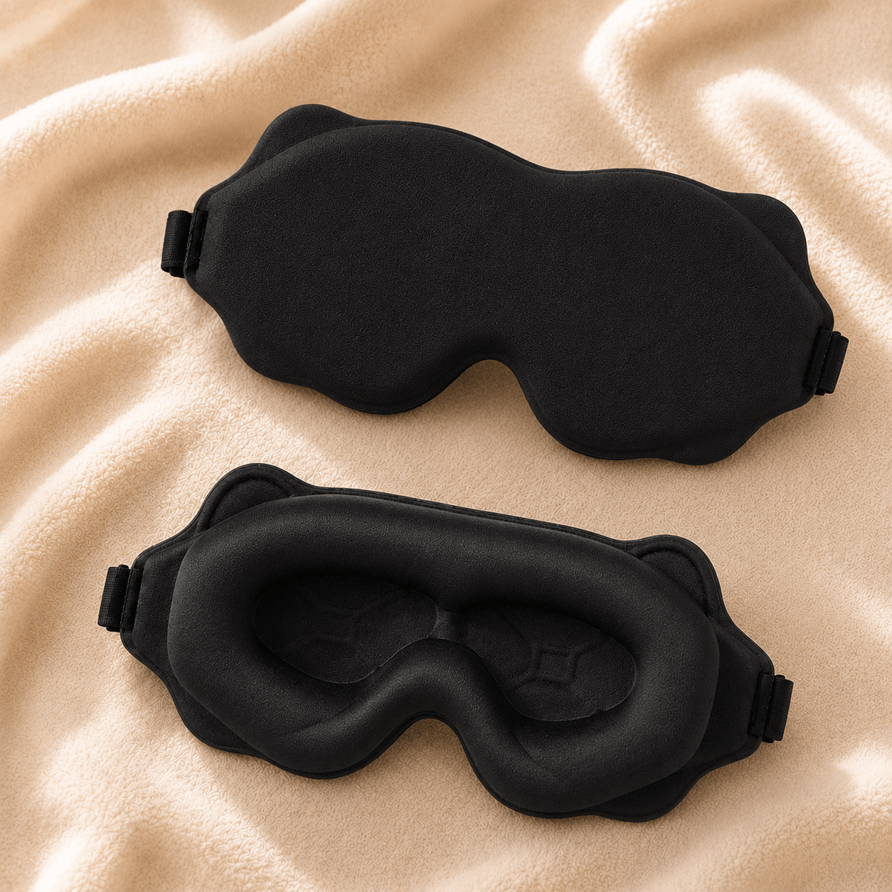 Masque de sommeil 3D confortable anti-lumière - EggPower