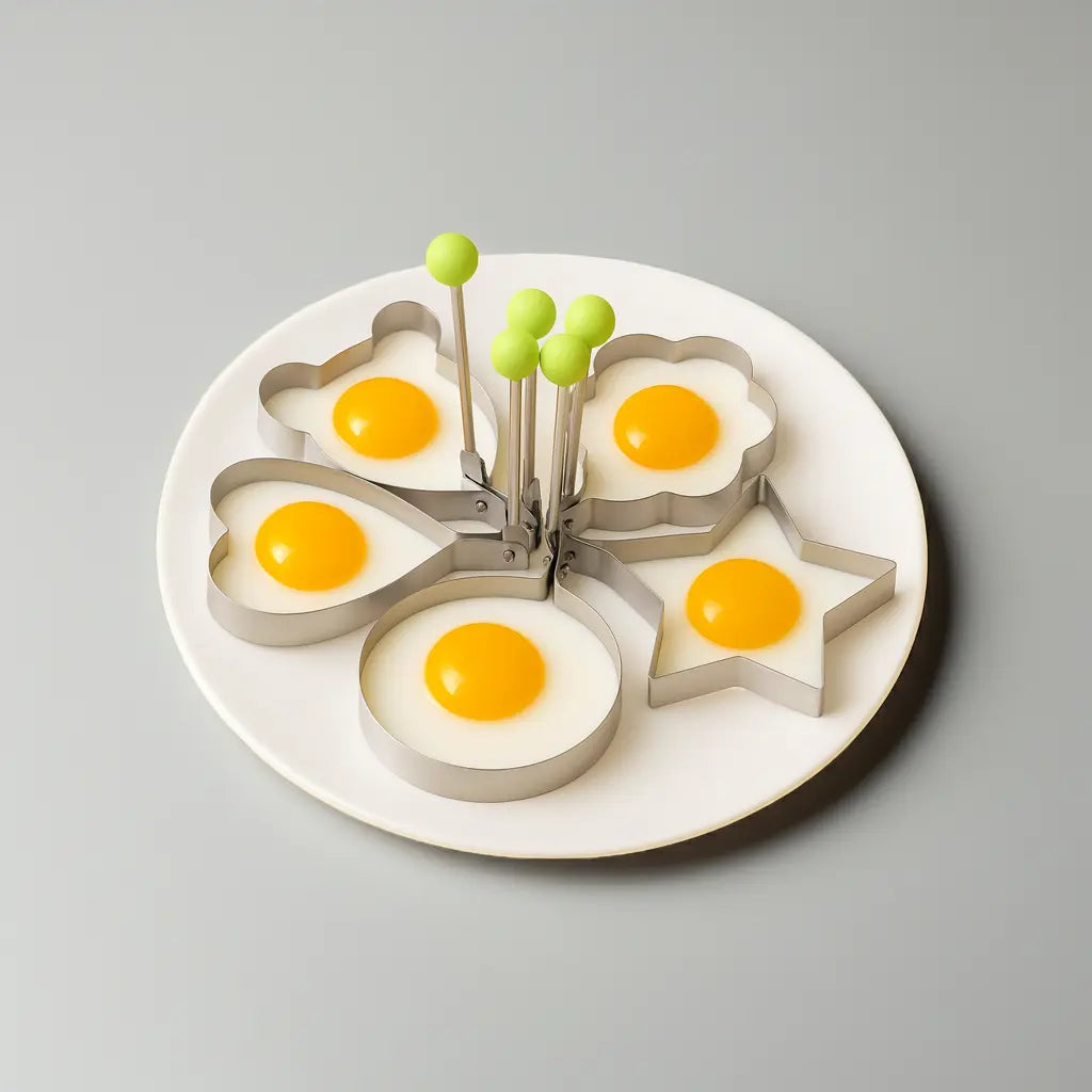 Moules à œufs multi-formes (set 5pcs) – Le Rituel des Cinq Symboles Sacrés EggPower